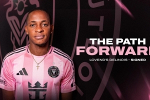 官方：迈阿密国际从附属二队签下21岁海地前锋德利诺瓦